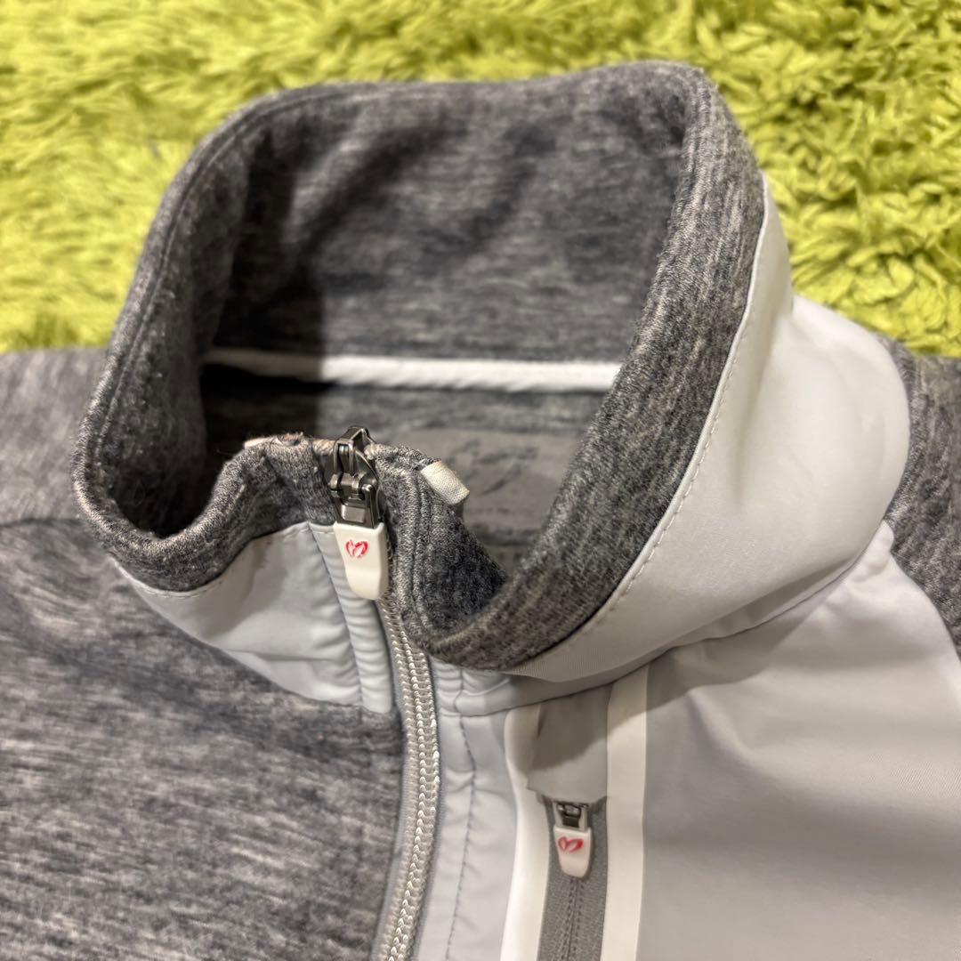 マスターバニーエディション ジップジャケット アウター 異素材 グレー サイズ1