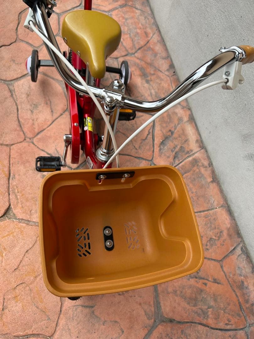 子供　自転車　people 12インチ　赤　【引き取り限定】