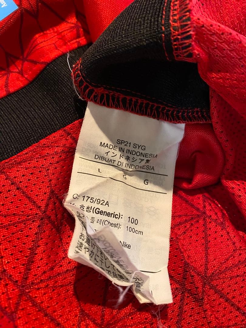 ユンカー　浦和レッズ　ユニフォーム　半袖　正規品　Jリーグ サイズL