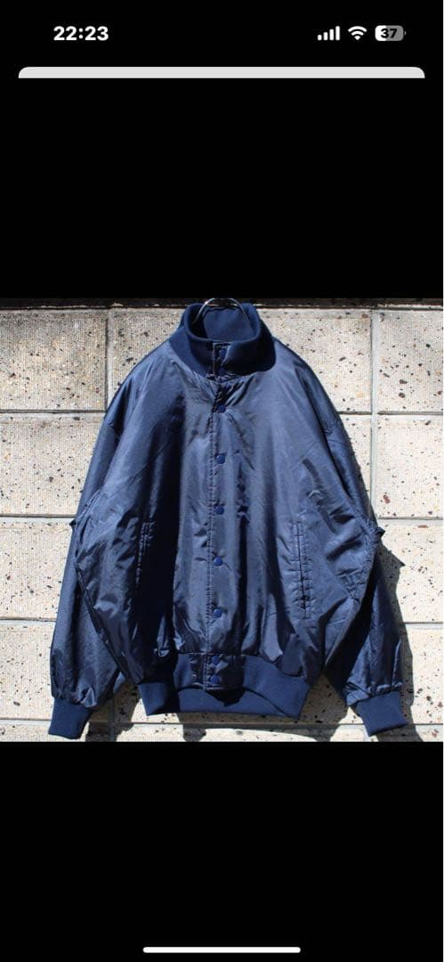 Rawlings ローリングス 袖9入り 大きめサイズ 古着スタジアムジャンパー