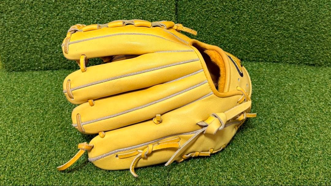 Mizuno ミズノ 硬式グローブ イエロー