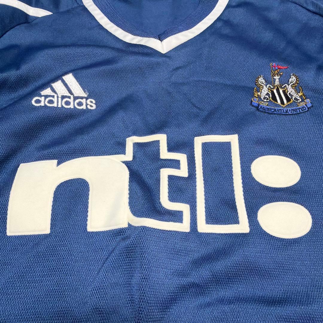 ●アディダス●ニューカッスル●ゲームシャツ●ユニ●ntl:●UK製●レア！