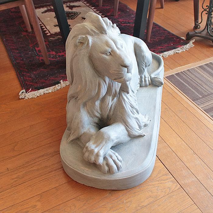 ライオン 彫刻オブジェ クラシックインテリア 143-160