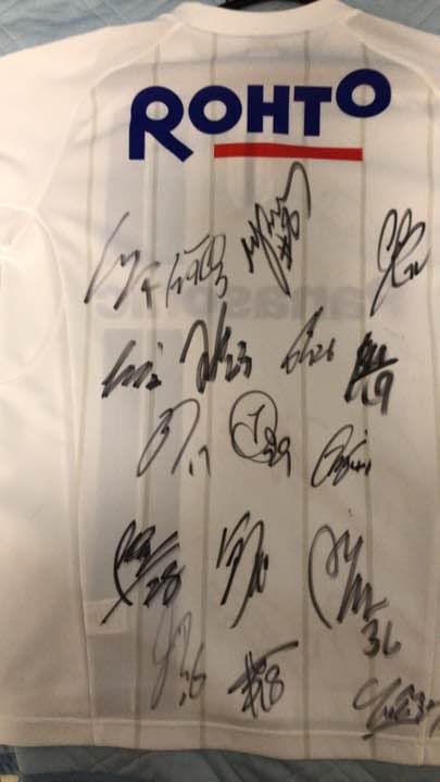 ガンバ大阪 正規ユニフォーム 23選手直筆サイン入 遠藤 倉田 ファンウィジョ