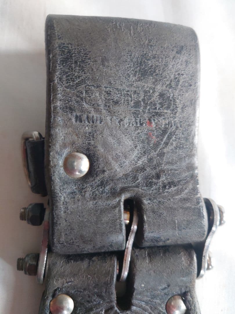 【ニックス　KNICKS 】２段　黒レザー　チェーン　ブラック　ツールホルダー