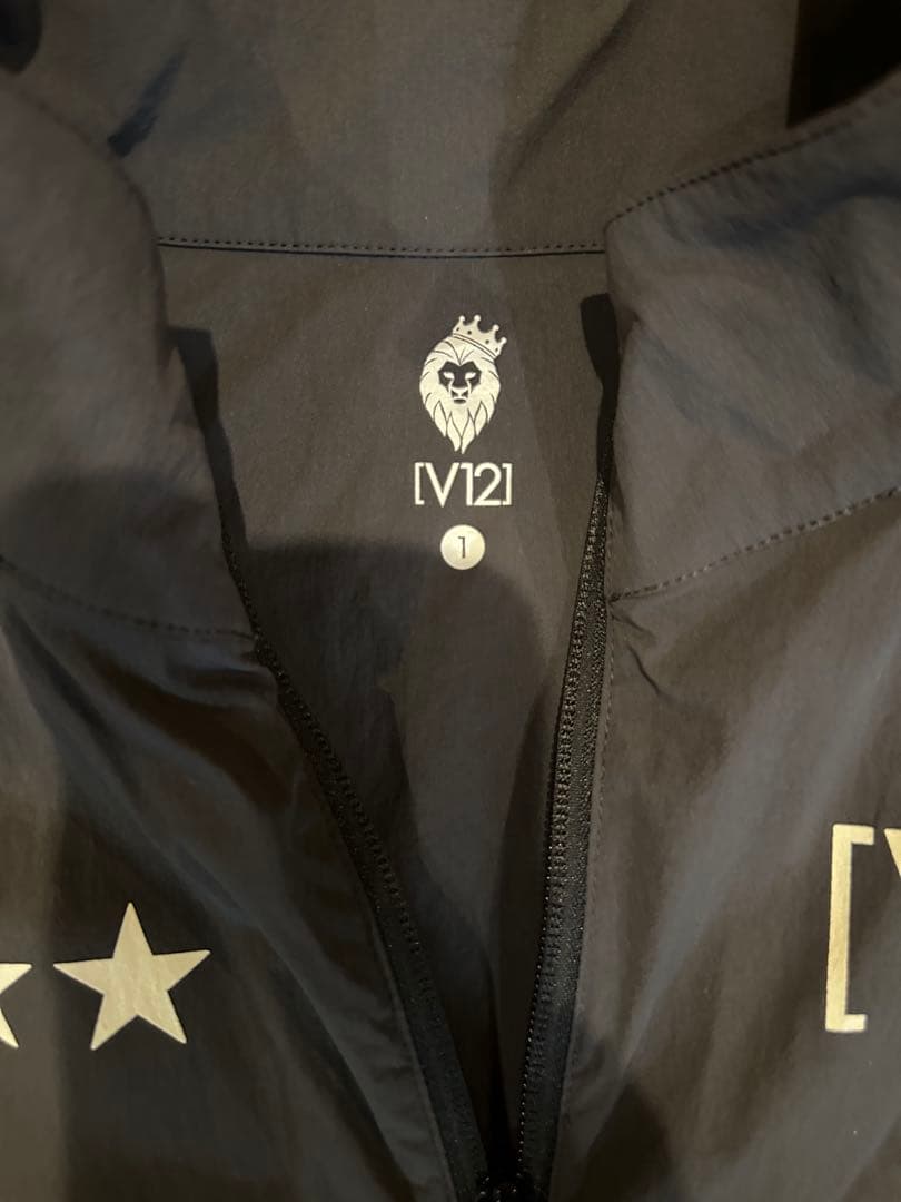 V12 フルジップ ジャケット ブラック サイズ1 美品