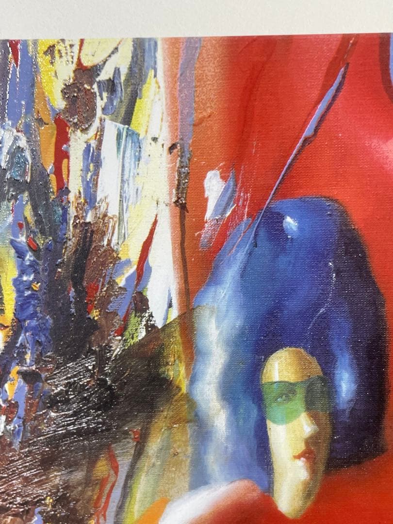 《限定74/250》オルガ・グレチナ シルクスクリーン絵画ダンサー84*63cm