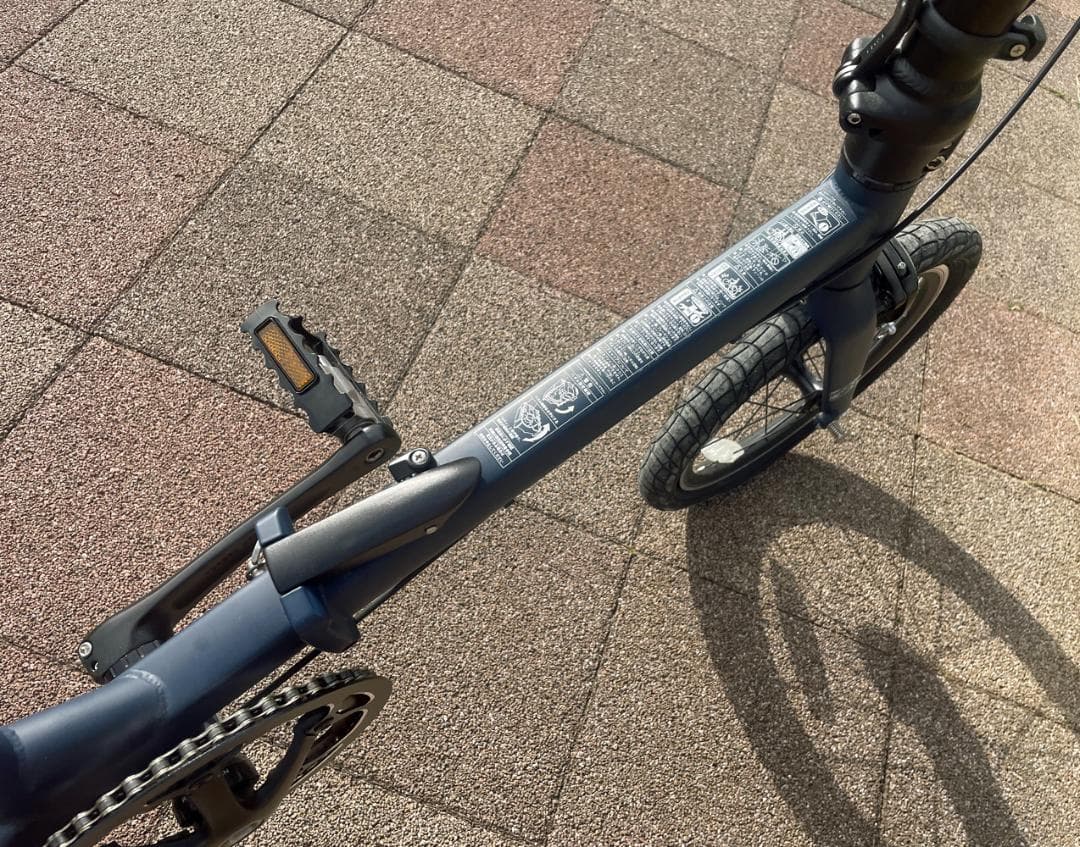 【無印良品】MUJI 16インチ 折りたたみ自転車【ネイビー】